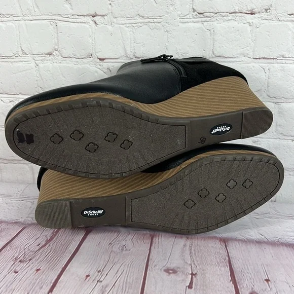 Dr. Scholl's Memory Foam Wedge Heel Karlie Booties Size 11 - Picture 8 of 8